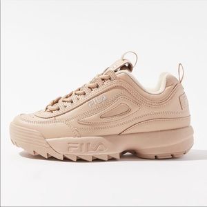 Fila Disruptor II Premium in Autumn Sand Beige